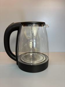Hervidor de vidrio de borosilicato de 2L con apagado automático y tapa, luz azul, hervidor con protección contra ebullición en seco - Product Image 3