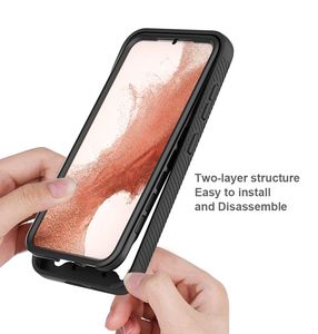 Custodia antiurto robusta in TPU per PC Defender con telaio in gomma per <span class=keywords><strong>Samsung</strong></span> Galaxy S23 <span class=keywords><strong>S22</strong></span> S21 custodia <span class=keywords><strong>Ultra</strong></span> Plus - Product Image 6