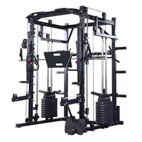 Machine Smith multifonctionnelle pour la maison, rack de musculation pour le renforcement des muscles centraux et le développement de la force