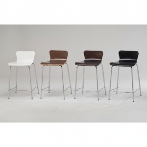 Taburete de Bar comercial de madera redondo moderno para cocina, Hotel, comedor, sala de estar, escuela, dormitorio, uso - Product Image 1