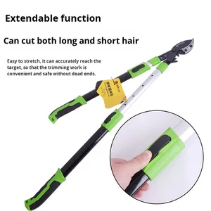 Sécateur <span class=keywords><strong>télescopique</strong></span> en aluminium extensible, cisaille de jardin à finition miroir, <span class=keywords><strong>coupe</strong></span>-branches à longue portée avec lame résistante à la rouille - Product Image 1