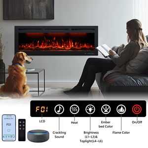 Cheminée intelligente Luxstar à commande par application Wi-Fi, à usage domestique, écoénergétique, zone de chauffage de 400 pieds carrés, Wi-Fi intelligent, directement de l'usine - Product Image 2