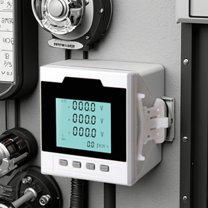 Đông Chất lượng cao EST48-A kỹ thuật số LED hiển thị bảng điều chỉnh <span class=keywords><strong>Meter</strong></span> AC Ampe kế Vôn kế 220V cho ba pha - Product Image 4