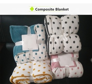 Soft And Warm 100% Polyester Plain Vegan Custom Woven Blanket - Product Image 6