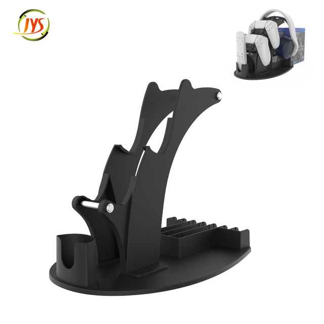 JYS P5128 Universal Controller Hanger for PS5 Controller Stand Holder With Headphone Holder for Xboxes Series X Vertical Stander