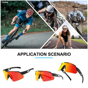 Zoll-Logo auf Sonnenbrille beide Arm bereit zu versenden verfügbare Typ Radsport Sport brille MTB Brille