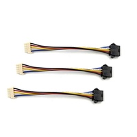 Faisceau de câbles plats flexibles personnalisé 2.54mm Dupont FC FPC 4 broches UL1007