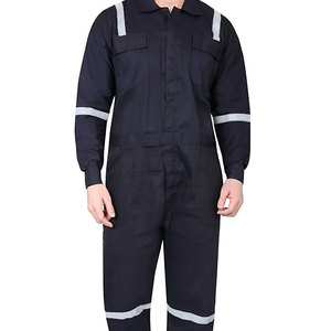 Combinaison de protection de sécurité avec logo personnalisé, manches longues, haute visibilité, réfléchissante, 100% polyester, taille plus, tenue de travail pour hommes - Product Image 3