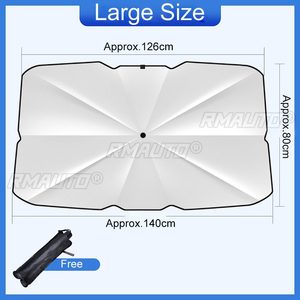 Car Windshield <b>Shade</b> Umbrella - Foldable Car Umbrella Sunshade Cover UV Block Car Front <b>Window</b> Heat Insulation - Product Image 3