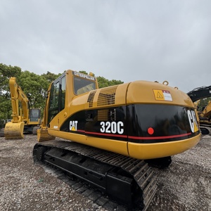 เครื่องจักรก่อสร้างมือสอง รถขุดตีนตะขาบ Cat320C ผลิตในญี่ปุ่น ระบบไฮดรอลิก สภาพดี 90% รถขุด Cat320C สภาพดี - Product Image 1
