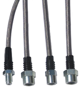 Kit <span class=keywords><strong>de</strong></span> conduites <span class=keywords><strong>de</strong></span> <span class=keywords><strong>frein</strong></span> tressées en acier inoxydable HaoFa sur mesure (avant et arrière), raccords AN3 M10*1 femelle/femelle - Product Image 4