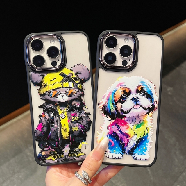 Cool Stylish Mobile Phone Case TPU+PC With Detached Camera Frame Back Cover for iphone 17 16 15 Funda Protector Para Celulares