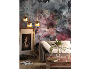 <span class=keywords><strong>Papier</strong></span> <span class=keywords><strong>peint</strong></span> de conception de nuages colorés floraux imprimables numériques pour l'amélioration de l'habitat - Product Image 2