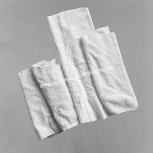 ผ้าเช็ดทำความสะอาดสำหรับโรงงานอุตสาหกรรม ทำจากผ้าฝ้ายสีขาว ให้พลังขัดถูที่เหนือกว่าสำหรับคราบสกปรก - Product Image 1