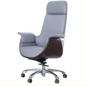 chaise de bureau en cuir moderne et confortable 36028-033/115A - Product Image 1