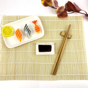 Juego de regalo de disco de salsa de inmersión para descanso de palillos blancos elegantes más vendidos con alfombrilla de bambú de madera pura para <span class=keywords><strong>sushi</strong></span> para amantes del <span class=keywords><strong>sushi</strong></span> - Product Image 5