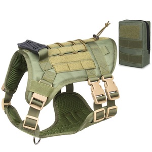 Chaleco táctico duradero para mascotas, abrigo para perros grandes, arnés para perros de pecho para entrenamiento de mascotas al aire libre de alta resistencia - Product Image 5