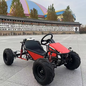 Kart à pédales ultra professionnel 212cc <span class=keywords><strong>4</strong></span> temps tout-terrain 60 km/h charge de 250 kg zones herbeuses et sablonneuses 8 pouces course et drift - Product Image 1