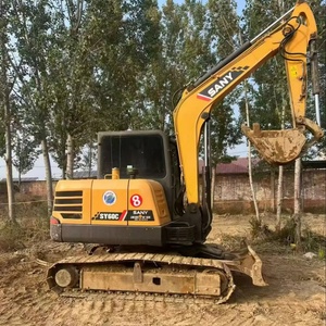 Mini-excavatrice d'occasion à bas prix SANY 60 6 tonnes, matériel de construction d'occasion, excavatrice Sany 60 d'occasion à vendre - Product Image 1