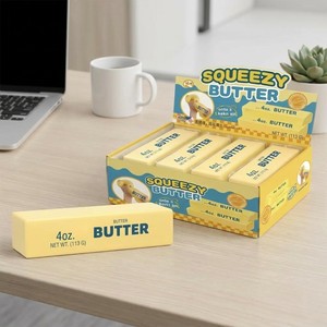 Jouet Squishy en forme de beurre ultra doux et élastique à rebond lent, nouveauté, disponible en deux tailles - Product Image 1