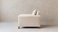 Meistverkaufter Geradliniger Sessel mit Losen Polstern und Maßgeschneiderten Nähten Moderner Luxus Wohnzimmer-Sofa-Stuhl