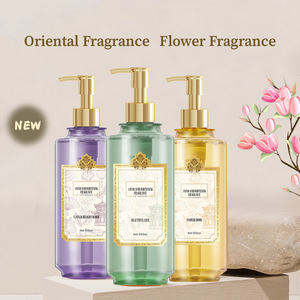 Gel douche blanchissant pour le corps peau sensible foncée liquide exfoliant écologique à la lavande personnalisée - Product Image 2