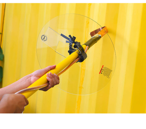 Alat Runze 5FT tongkat pelepas statis Fiberglass dengan pelindung - Product Image 5