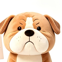 Vente en gros de peluches personnalisées d'animaux de dessin animé super douces, conception OEM personnalisée, jouet en peluche de 25 cm, logo brodé personnalisé, souvenir