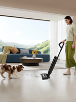 Lightweight Cordless Self Cleaning Wet Dry Floor Washer for Home Hardwood Tile Carpet Cleaning