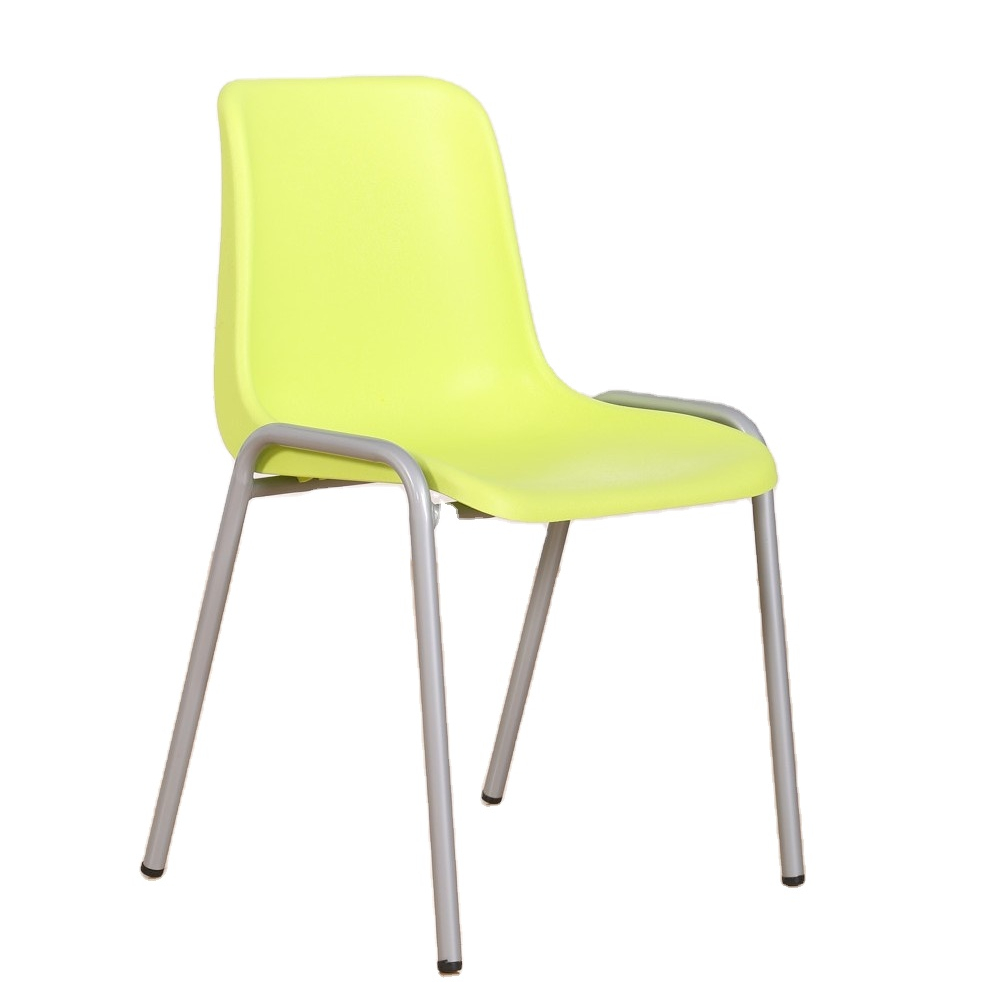 Пластиковый стул для конференций с металлической рамой