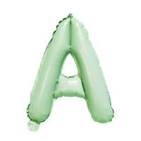 Ballons en plastique numérotés de 16 pouces, alphabet 3D A-Z, impression par transfert thermique 1 couleur, pour la décoration de fêtes de Noël, usage adulte