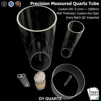 Tubo de Vidrio de Cuarzo Transparente Resistente a Altas Temperaturas con Servicios de Corte, Doblado y Soldadura, Venta de Fábrica
