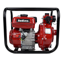 7hp Fire Fighting 1.5 inci 2 inci pendorong ganda pompa air bensin tekanan tinggi