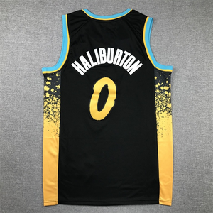 Großhandel Indiana Basketball Trikot 0 #   Haliburton 00 #   Mathurin 43 # Siakam Trikot mit Nähten, amerikanisches Basketballtrikot - Product Image 2