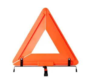 Segnali triangolari di avvertimento del riflettore della strada di sicurezza per le automobili triangolo riflettente pieghevole di plastica rosso di avvertimento di traffico