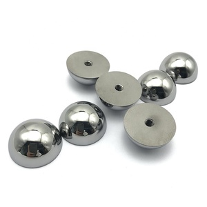 Demi-bille en carbure de tungstène sur mesure de haute précision avec filetage interne, noyau de valve en carbure cémenté pour vannes industrielles - Product Image 6