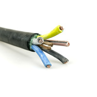 Câble d'alimentation électrique en caoutchouc étanche 3 conducteurs 1,5 mm² - 35 mm² Câble Yc Yz pour la construction sur site