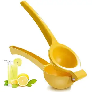 새로운 주방 프리미엄 다기능 미니 오렌지 감귤 과즙 짜는기구 핸들 짜기 쉬운 수동 휴대용 레몬 과즙 짜는기구
