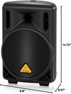 Sistema de Altavoces PA de 2 Canales Behringer EUROLIVE B208D Activo de 200 Vatios con Woofer de 1 Pulgada y 2.0 Canales, Color Negro - Product Image 5