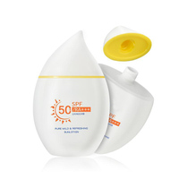 Tube doux au toucher or estampage emballage crème de soin de la peau nettoyant pour le visage cosmétique Tube en plastique PP/ABL crème solaire vis/capuchon rabattable