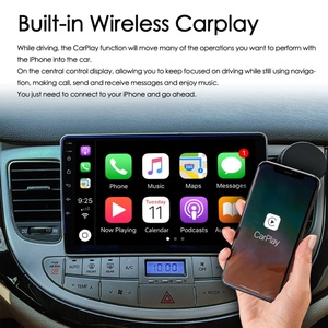 Radio de Coche 2Din con Android 13 y Voz AI, 8+128GB, Navegación GPS para Hyundai Rohens Genesis 2008-2013, Reproductor Multimedia de Video, CarPlay - Product Image 3