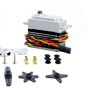Servomoteur brushless haute vitesse HANHAI Gear 1/8 1/10 pour voiture RC Crawler, robot, quadricoptère, hélicoptère RC, boîtier en aluminium, acier, 8.4V 50KG.CM - Product Image 5