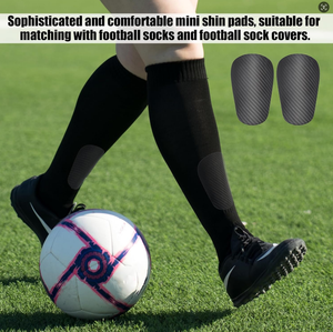OEM portatile promozionale in fibra di carbonio stampato in plastica nera dura mini sublimazione calcio shinguard calcio <span class=keywords><strong>parastinchi</strong></span> da allenamento - Product Image 2