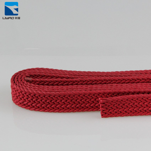 Recubierto de PVC de 10mm de espesor de amor color de rosa jacquard correas de nylon 100 yardas/lote - Product Image 5