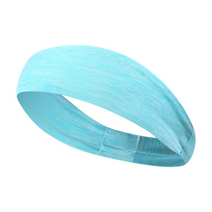 Summer Sports <b>Headband</b> For Men Nylon Ice <b>Silk</b> Quick Drying Breathable Running Sweatband Solid Color High Elasticity - Product Image 3