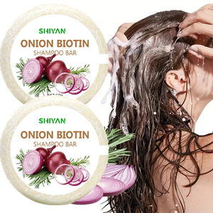 <span class=keywords><strong>Savon</strong></span> <span class=keywords><strong>Shampoing</strong></span> à l'Oignon et à la Biotine, Convient à Tous les Types de Cheveux, Hydratant et Lissant, Riche en Extrait de Romarin - Product Image 5