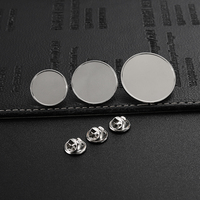 Conception personnalisée en métal or argent bouton vierge insigne épinglette