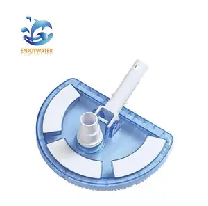 Produtos de Limpeza para Piscina 10.5 "Branco/Azul Deluxe Meia Lua Vinil Liner Piscina Vacuum Head Cleaner