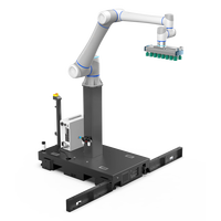 Robot Kolaboratif Enam Sumbu 220V Berkapasitas Tinggi untuk Peralatan Palletizing Industri, Robot Palletizer Penumpuk Karton
