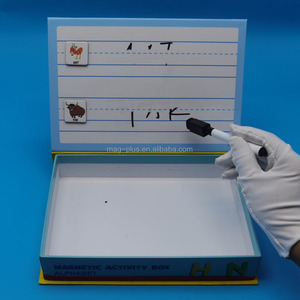 2021 hot selling Creative magnetic letters spelling book magnetic box magnetic book for kids